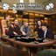 Table de poker ovale, pieds pliables avec porte-gobelets en acier inoxydable pour le Texas Holdem Blackjack