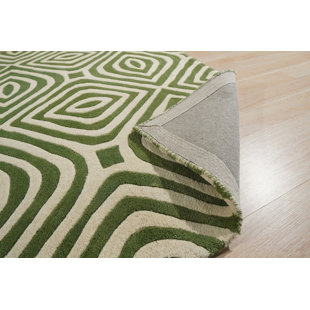Hand Tufted Wool Geometric Rug