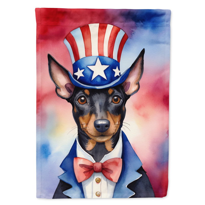 Drapeau patriotique de la maison américaine, Manchester Terrier