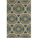 Kaleidoscope Hand Woven Wool Striped Area Rug