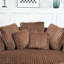 Fauteuil demi-tonneau rembourré avec housse-1830222244