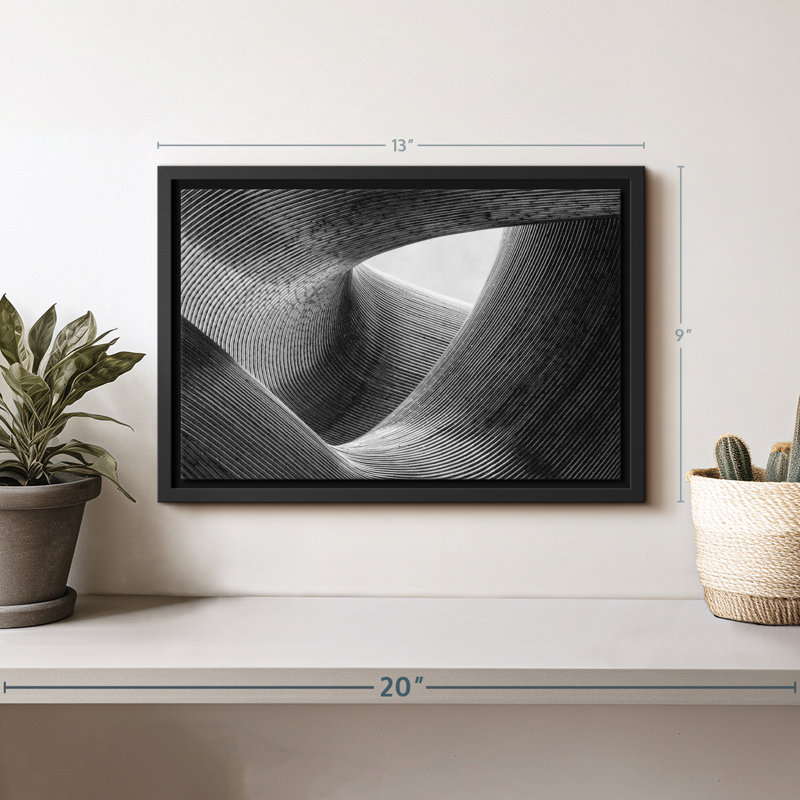 Winding Lines Canvas Print, 9" H x 13" W