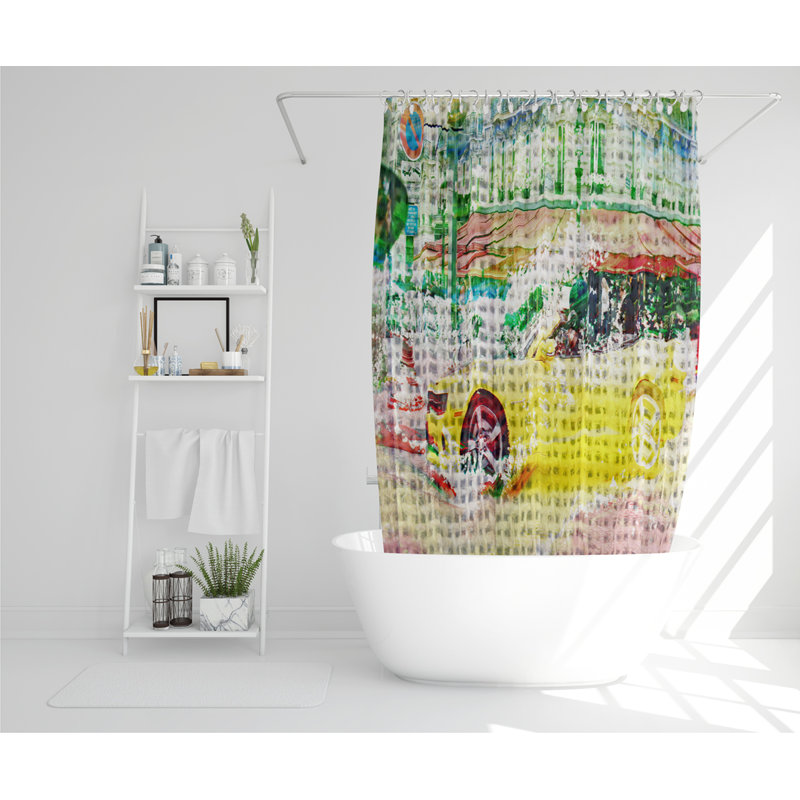 Dilyla Polyester Shower Curtain Set