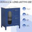 Meuble-lavabo 24 po, bois massif bleu et armoire avec lavabo, deux tiroirs, porte et tablette ajustable, finition-1258141637