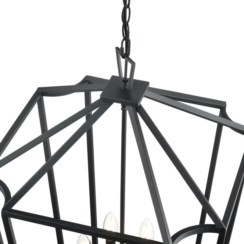 Luminaire suspendu Hylena , H 28,5 po x l 18,5 po x P 18,5 po, 6