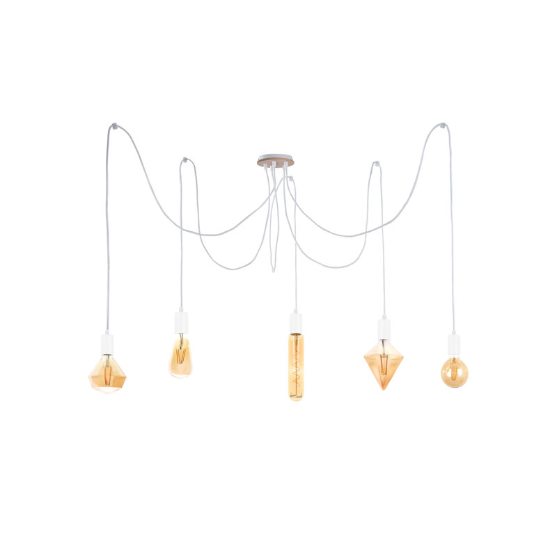 Huang 5 - Light Unique/Statement Pendant, White