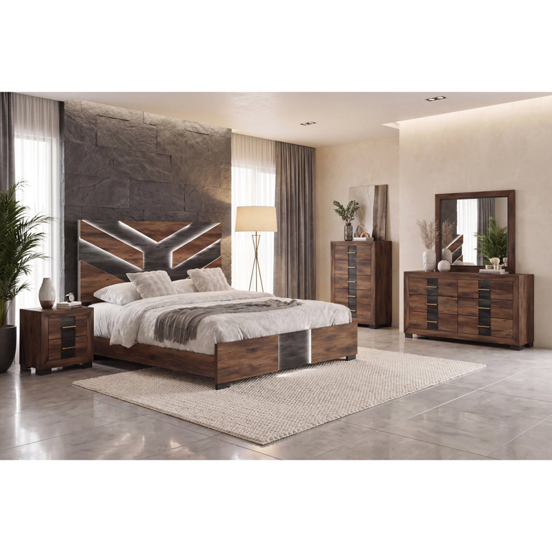 Ensemble de chambre à coucher 5 pièces PRime, Double