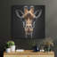 Art mural en métal Latitude Run® «Giraffe Portrait» par Rey Klimt-989541342