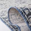 Tapis bleu clair / ivoire en polyester tissé à la machine Lauren Ralph Lauren Warren-66598100