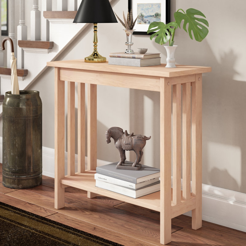 Manatuto 32'' Solid Wood Console Table