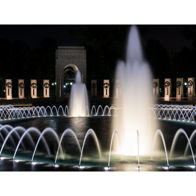 World War Two Memorial In DC Print by Steven Heap