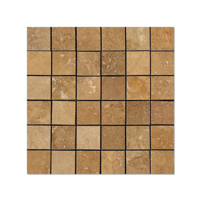 Carreau de mosaïque Noche Travertine