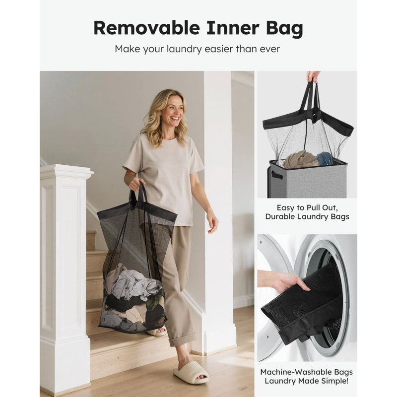 Polyester Laundry Room Organiser, Grey
