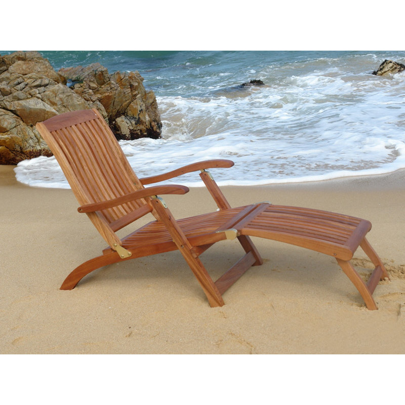Roiguez 141cm Long Reclining Eucalyptus Single Chaise with Cushions