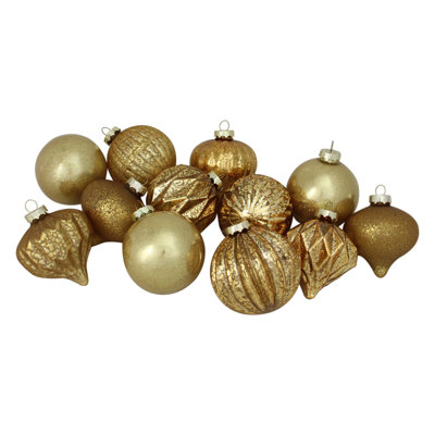 Ensemble d'ornement de Noël 12 carats