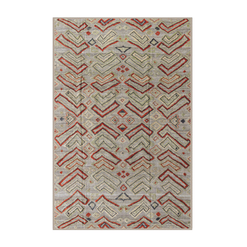 Abstract Indoor Rug, Rectangle 5' x 7'