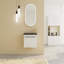 Meuble-lavabo mural flottant 20 po avec lavabo en résine