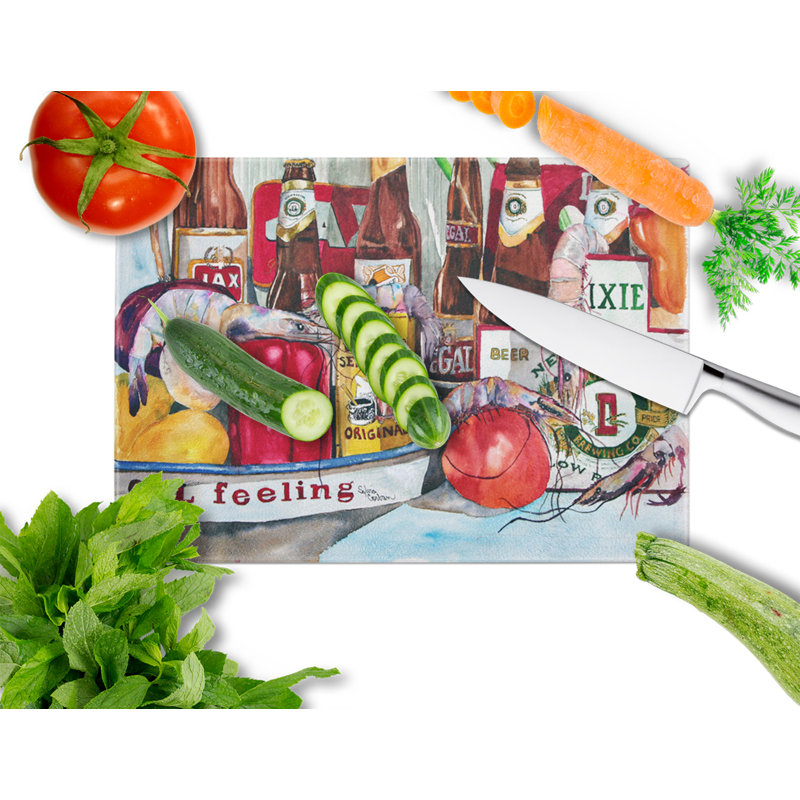 Starling Wood Glass Cutting Board