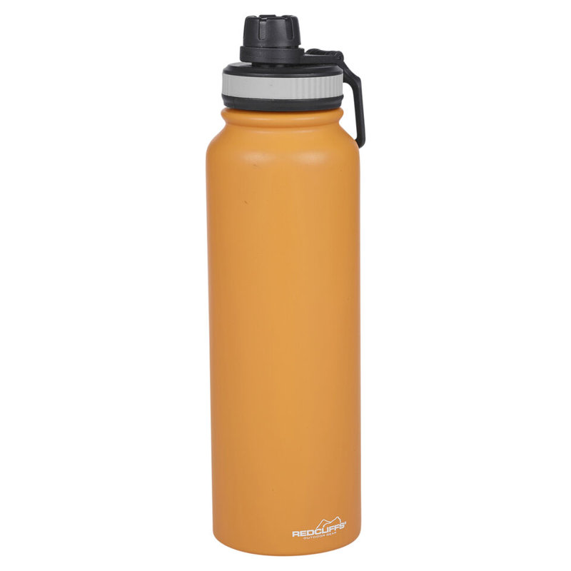 Ebern Designs Polcin 33.81ml Double Wall Insulated Stainless Steel Water Bottle, Orange