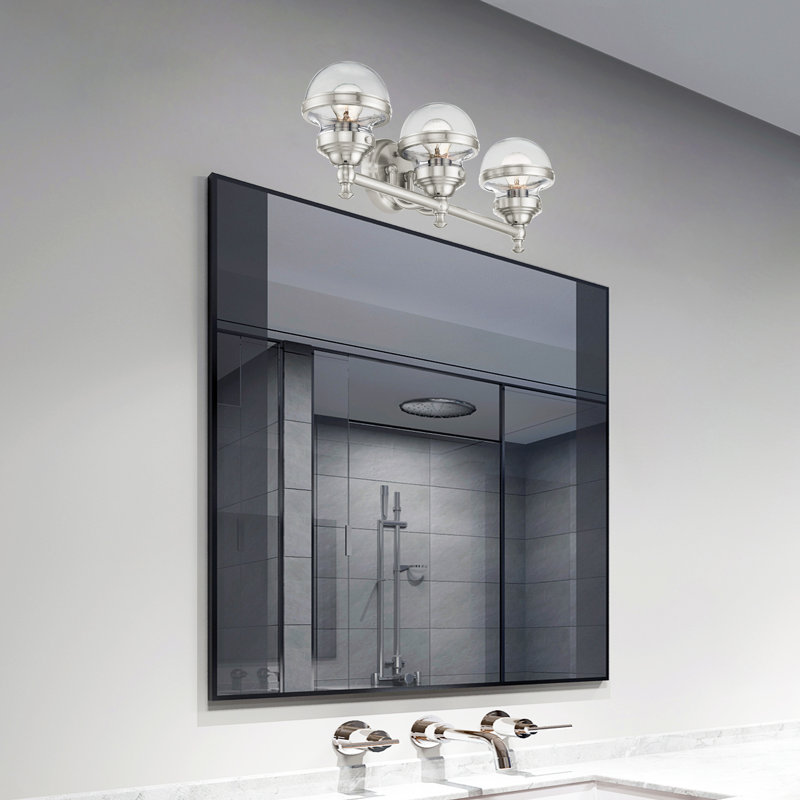 Liverman 3 - Light Dimmable Vanity Light, Brushed Nickel
