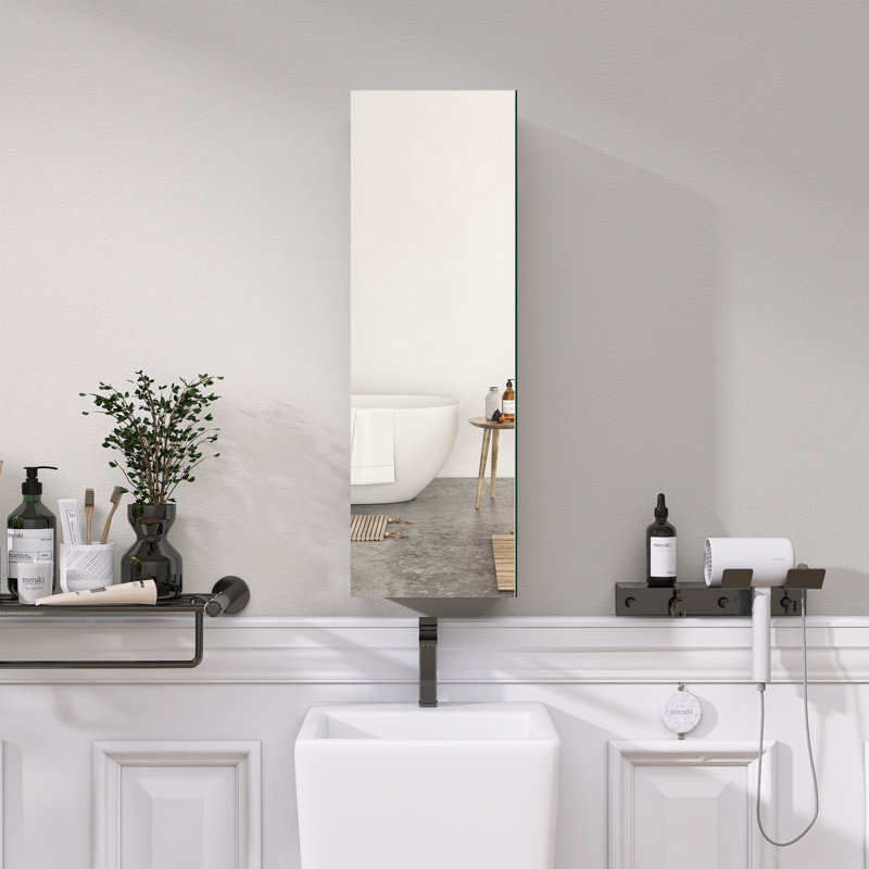 Armoire à pharmacie avec miroir H 10 po x l 30 po Niaomi, Droite