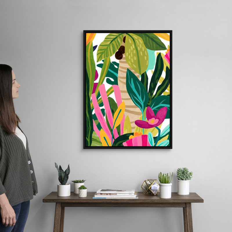 «Island Thicket IV», art mural sur toile, H 34 po x l 26 po, Black