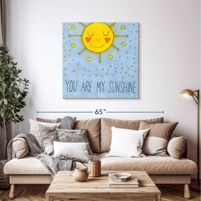 Tergel You Are My Sunshine Splashy, 39" H x 39" W