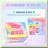Rainbow Tie-Dye Kit with 20 Colors for Fabric Dyeing
