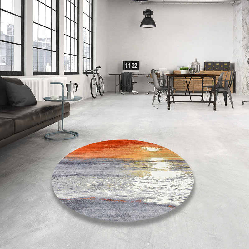Oriental Indoor Rug, Round 6'