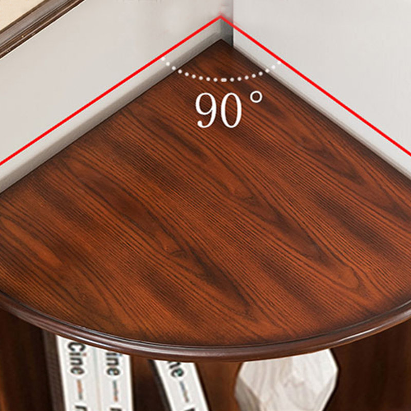 Corner Triangle Cabinet with Storage