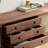 Nordic style solid wood TV cabinet