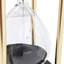 Ensemble de 2 sabliers de 15 minutes 3 x 3 x 7 po avec structure en métal Spellman, noir-125944246
