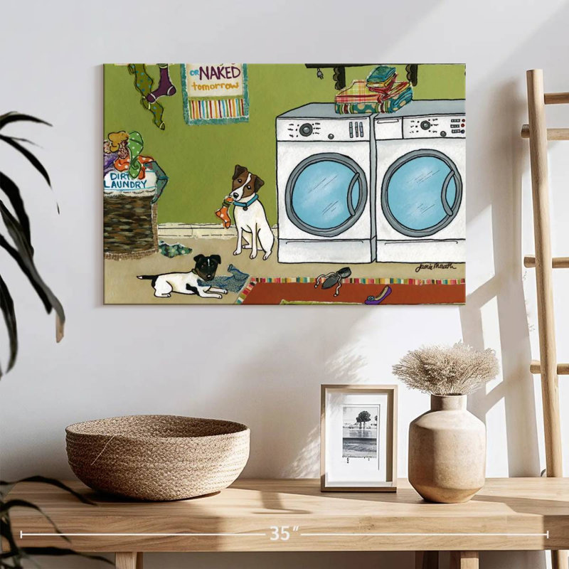 Brampt Jack Russell Trouble, 16" H x 24" W