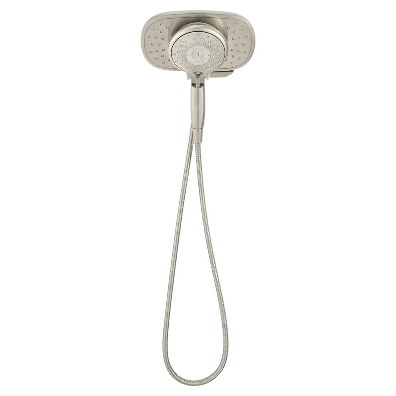 American Standard Spectra Plus Duo 4-Function 2-in-1 Shower Head, Brushed Nickel, 1.8 GPM