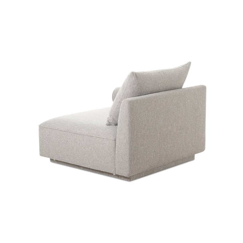 Catalya Upholstered Armchair, Novax Light Grey Boucle