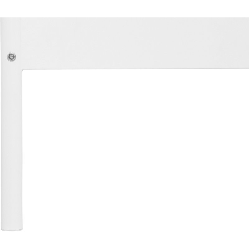 Bonaccorso Metal Bed, European Single (90 x 200cm), White