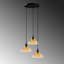 Luminaire suspendu conique à 3 lumières Rhys-1690605251