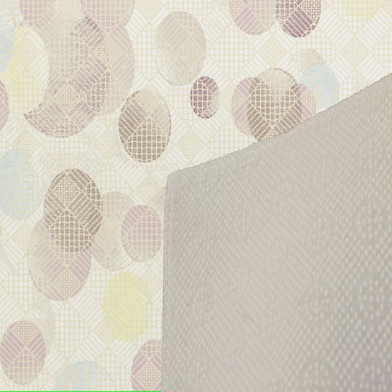 Tapis mauve en polyester tissé à la machine Meissner, Rectangle 3 pi 3 po x 4 pi 11 po