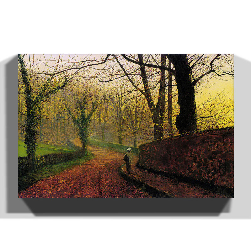 John Atkinson Grimshaw - Wrapped Canvas Painting, 70cm H x 100cm W