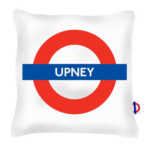 Upney Tube Station London Transport Cushion