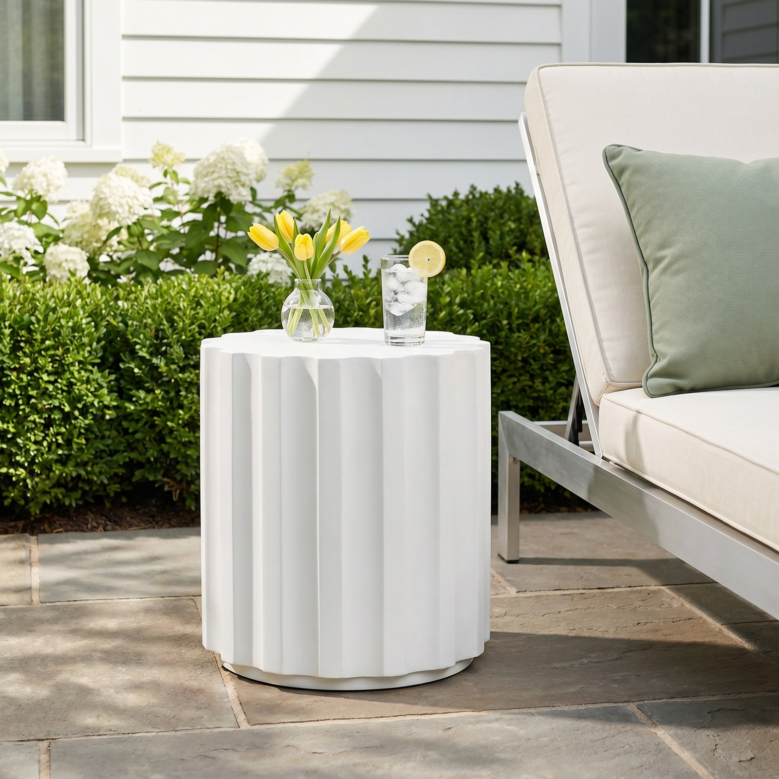 22" Patio Side Table