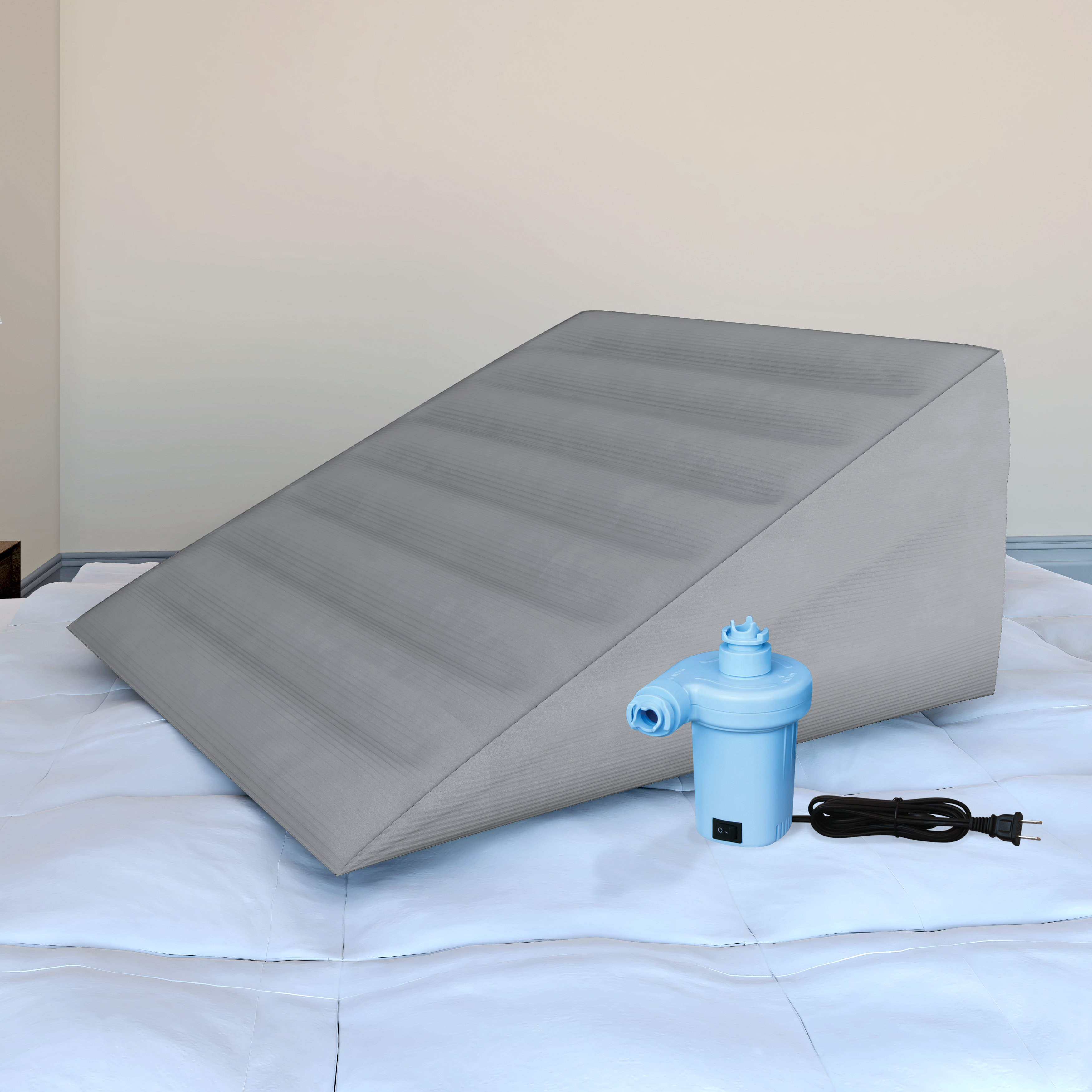 Removable Foam Bed Wedge Pillow, 2 Memory Foam Top Headrest Pillow