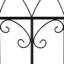 Paquet de 4 treillis de jardin en métal pour support d'escalade 87X20