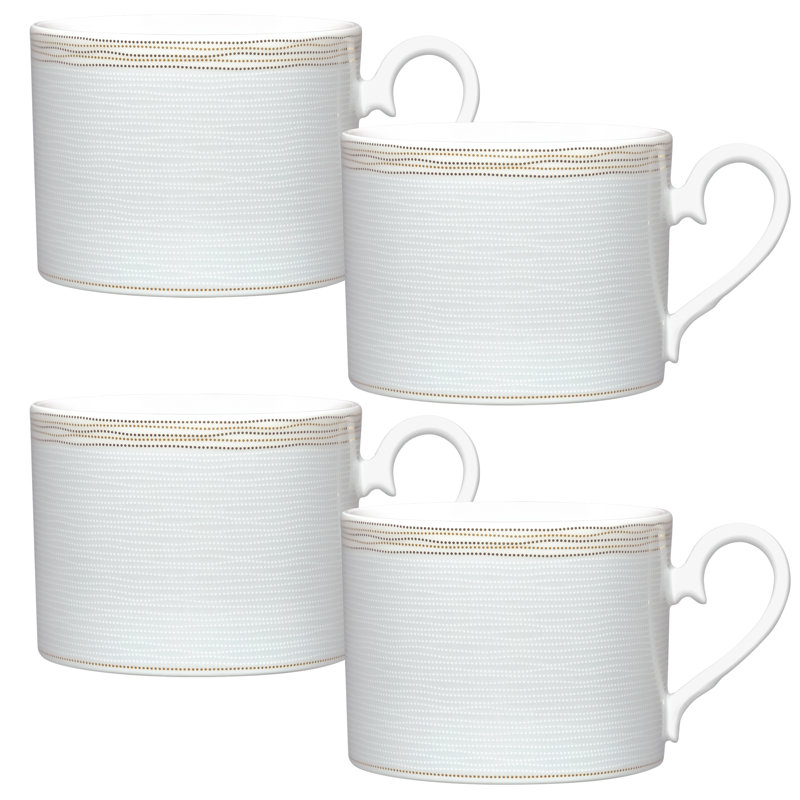 Noritake Linen Road Teacups, 8.5 oz.