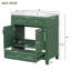 Meuble-lavabo 30 po sans comptoir, armoire de rangement en bois massif