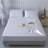 Quilted Fitted Sheet - White - 198×203Cm-119268562-119304763