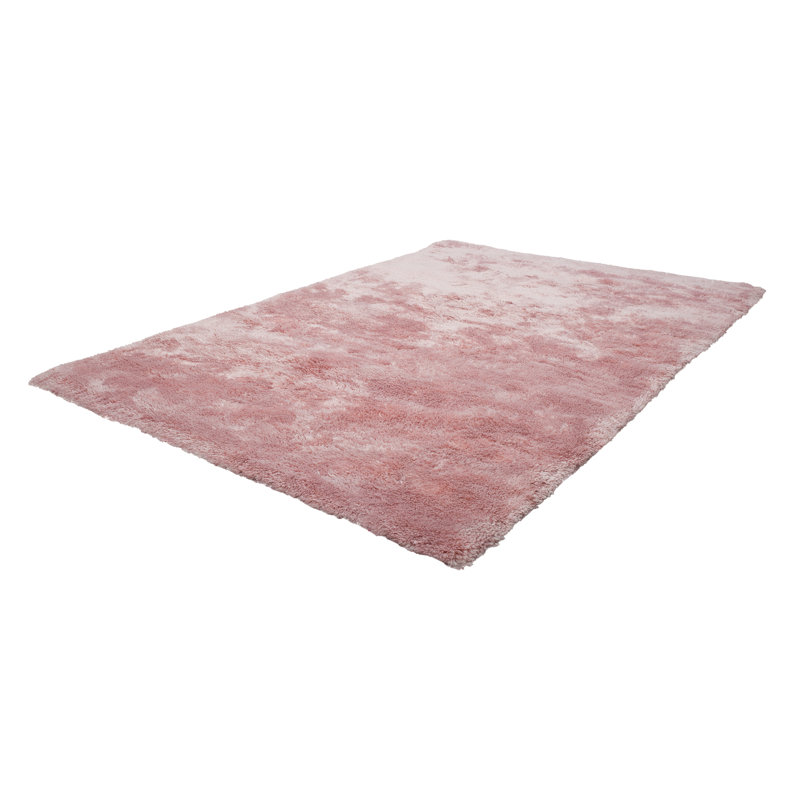 Curacao Abstract Hand Tufted Area Rug, Rectangular 200 x 290cm, Pink