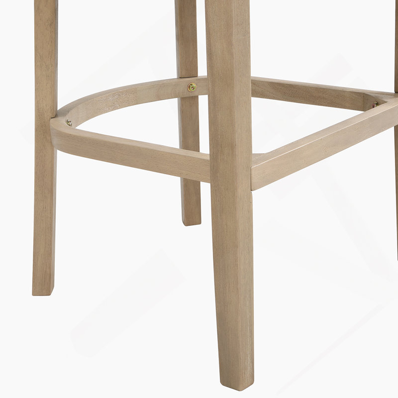 Tabourets de bar (ensemble de 2), Naturel