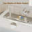 Doux Waterfall Deck-Mount Bathtub Filler Faucet with Diverter and Handheld Shower-110220849
