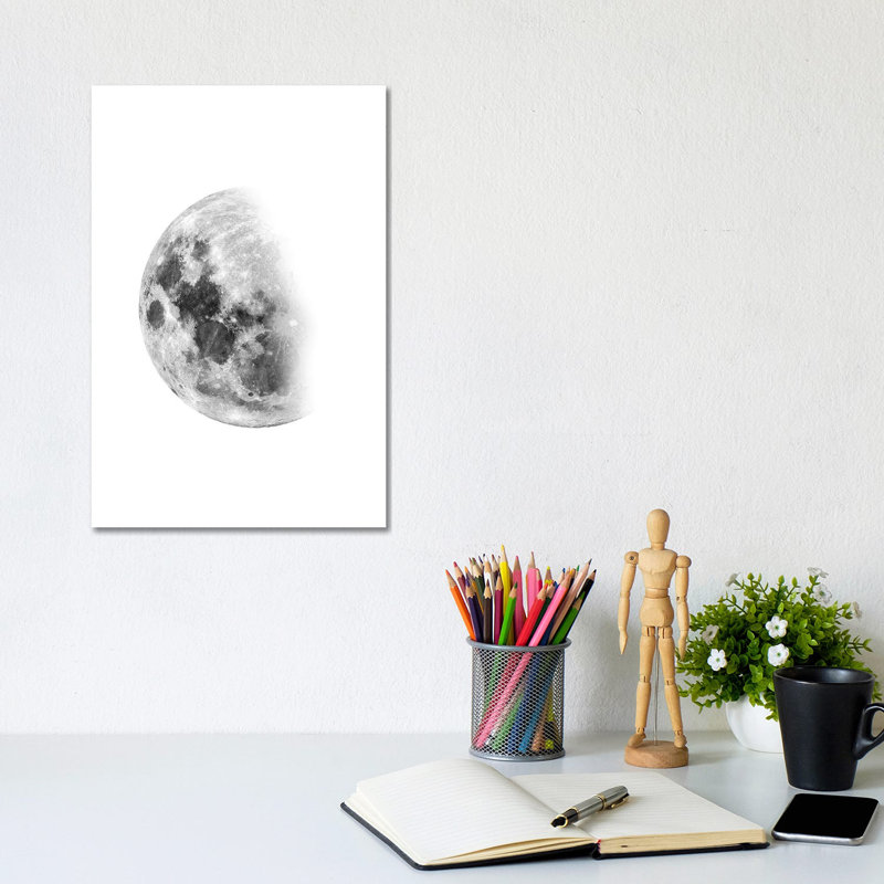 Moon Waning No by Brandon Wong - Wrapped Canvas Print, 30.48cm H x 20.32cm W x 1.91cm D